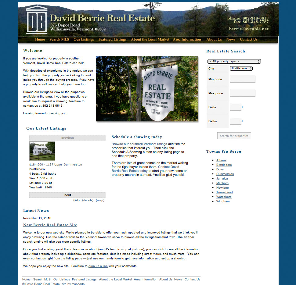 Sample - Real Estate Site With MLS Listings