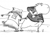 Guinea Pig Rugby cartoon