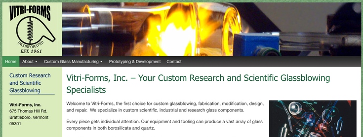 Vitri-forms Custom Lab Glass slide