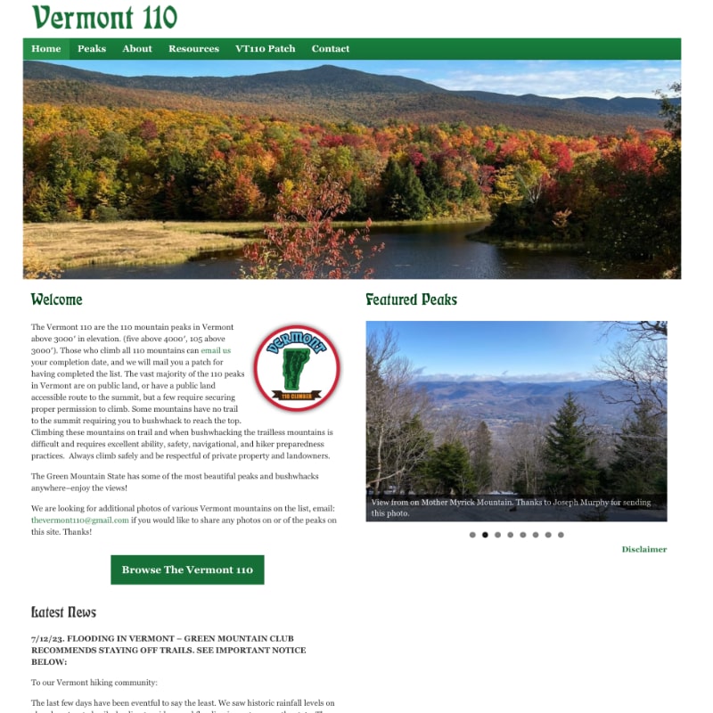 Vermont 110